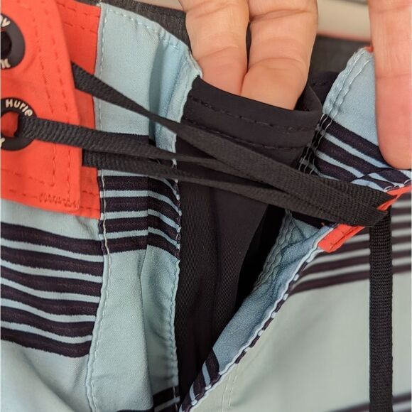 Hurley Men's Phantom Gaviota 18" Boardshorts Sz 31 in Noise Aqua - Picture 12 of 15